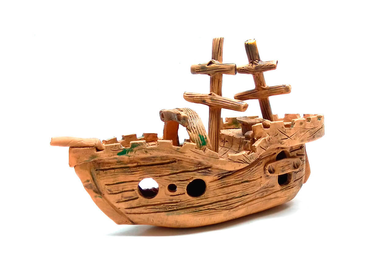 Корабль в аквариум